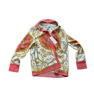 BNWT Rachel Zoe button down blouse.  Size XS